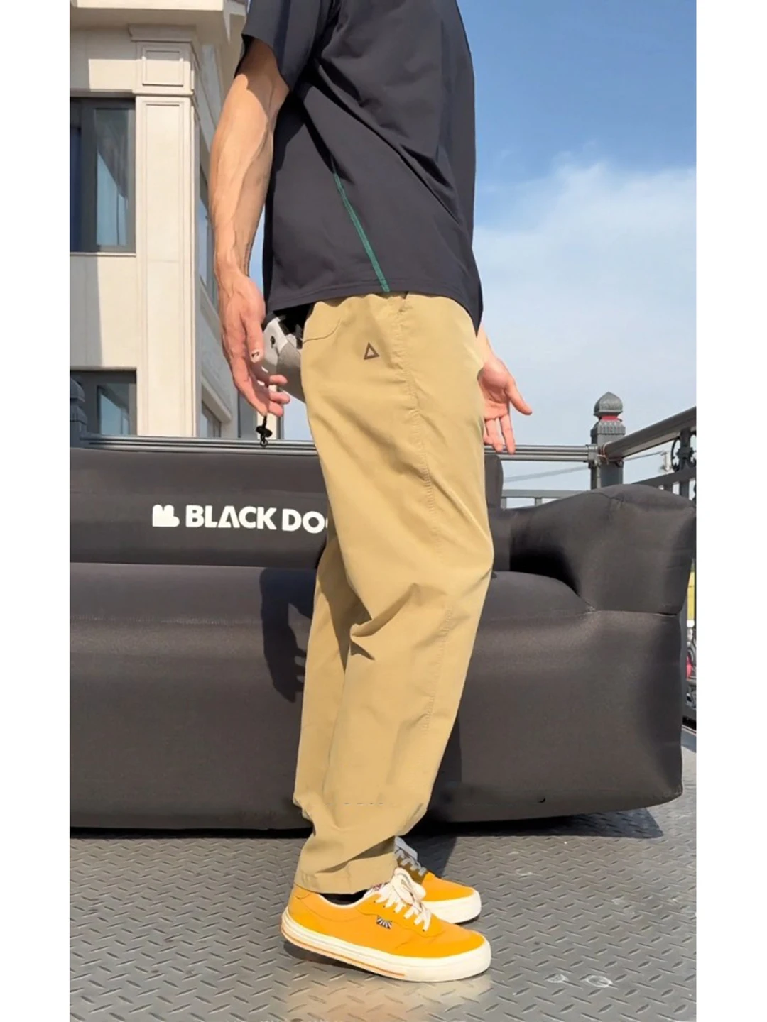 

Outdoor Men's Summer Thin ell orts Straight Leg e Crotch Climbing Pants Qui Dry Breathable Comfortable Casual Tr...