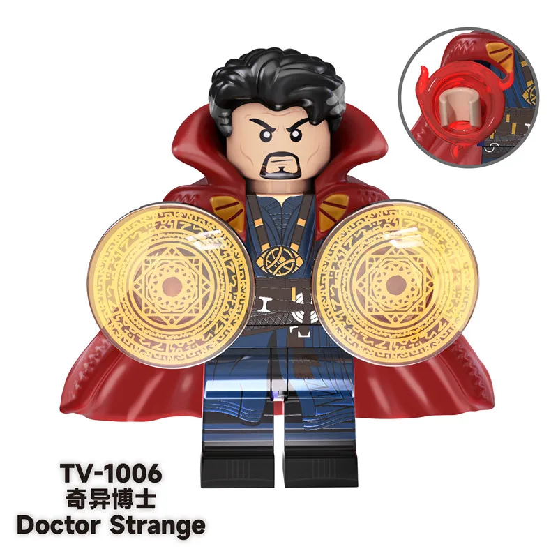 Heißer Superheld Bausteine Spielzeug Iron Man Black Panther Doctor Strange Thor Captain America Ultron Klassische Kinder Überraschung Geschenk