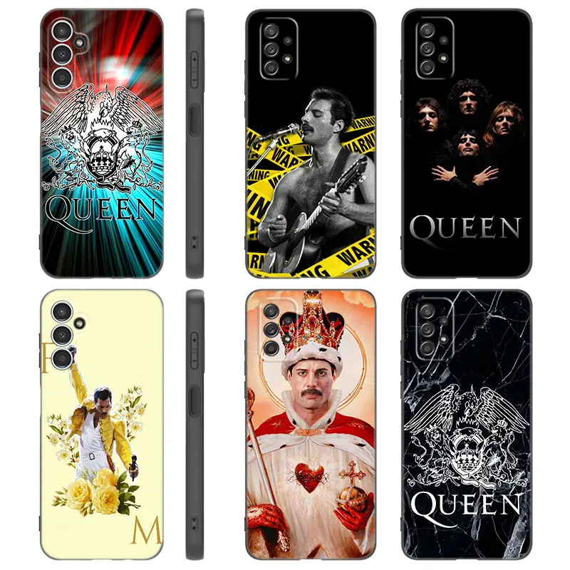 Queen Freddie Mercury Phone Case For Samsung A13 A22 A24 A32 4G A25 A34 A35 A52S A53 A54 A55 A73 5G A12 A14 A15 A23 A31 A33 A50