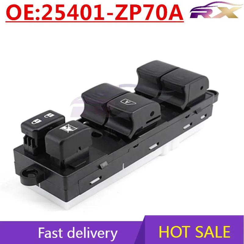 

OEM:25401-ZP70A Power Window Master Control Switch For Nissan