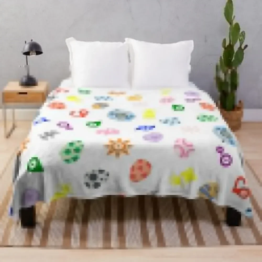 

digital pattern Throw Blanket Camping Baby Tourist Flannel Fabric Blankets