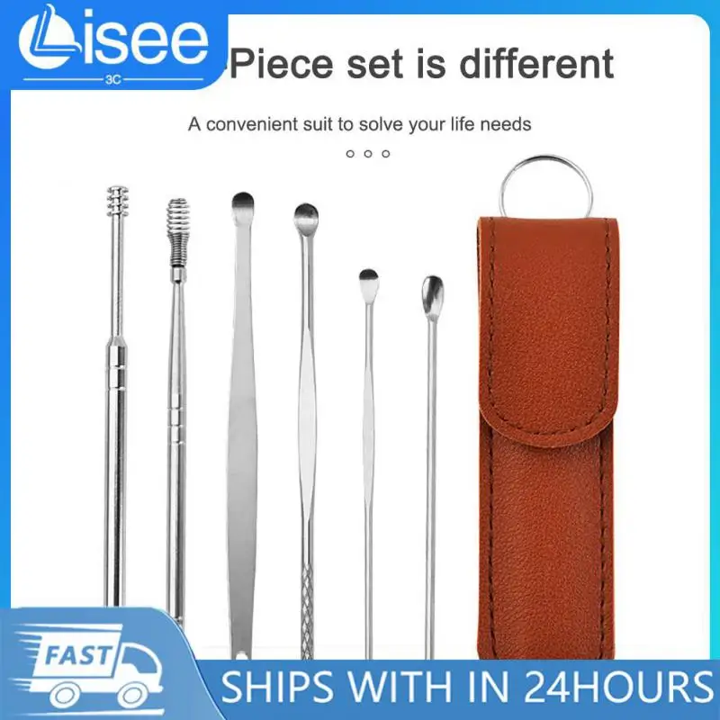 Youpin Stainless Steel Ear Cleaning Tool EarpickSet Cleaner Curette Spoon Health Care Ear Wax Clean Remover Tools