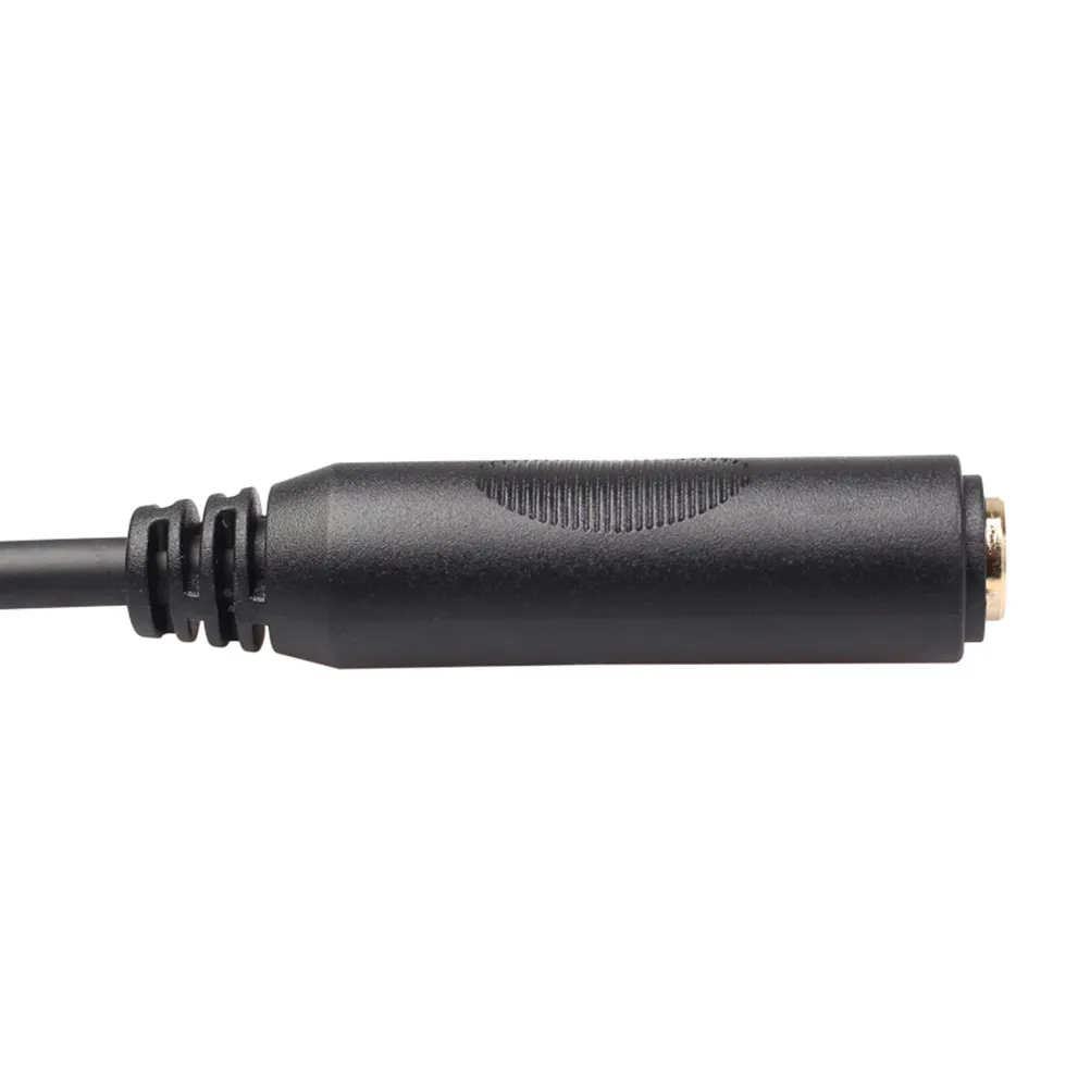 6.35mm Audio Splitter Cable Y Adapter Dual Female to Male Copper Stereo Connector 20Cm Gold-Plated High Transmission Noise