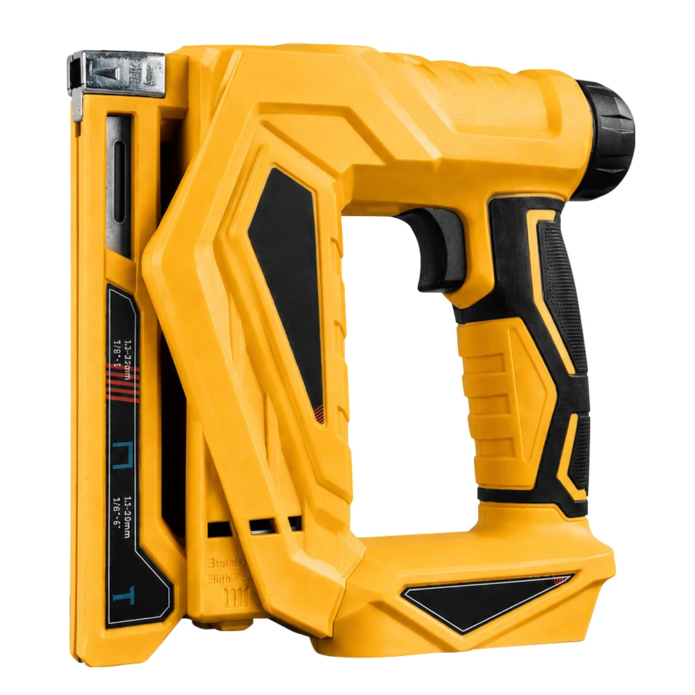 SIHAO Wireless Electric Nail Gun 2in1 Cordless Stapler Framing Nailer Nailing Tacker Woodworking Power Tools For Dewalt Battery view 4