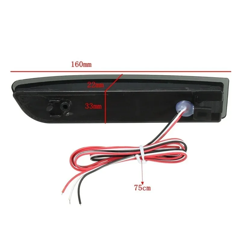 

2X Car Led Tail Light Parking Brake Fog Stop Park Rear Bumper Reflector Lamp For Toyota Avensis/Alphard Mki/Rav4 Led Tail Lights