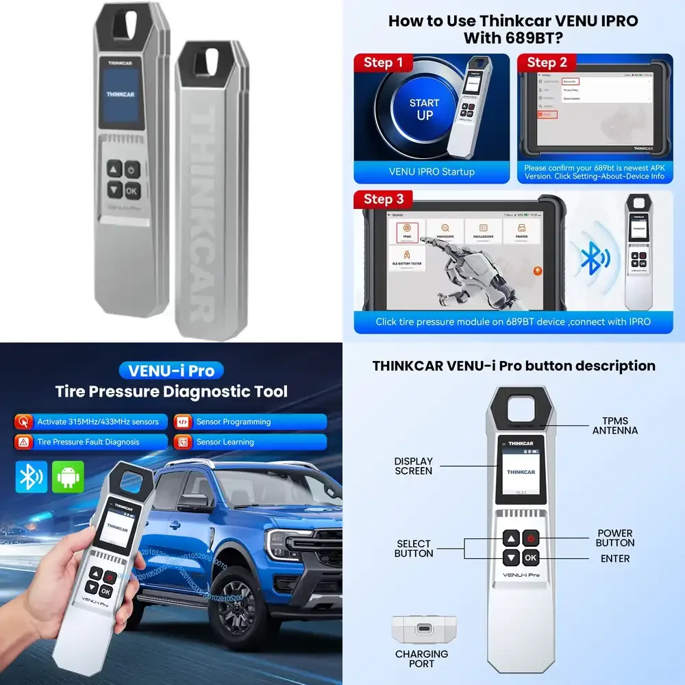 2025 VENU IPRO Tire Pressure Inspection Tools TPMS System Car Code Reader Sensor Programming Tools Work With 689BT