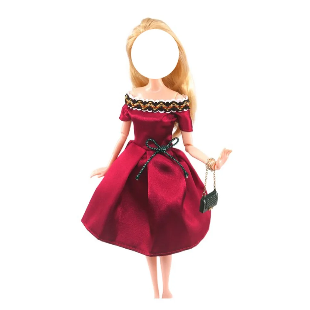 Set poppenjurk vrijetijdskleding speelgoedjurk 30CM poppenjurk handgemaakte vrijetijdskleding 1/6 BJD poppenkleertjes kleurrijke mode DIY