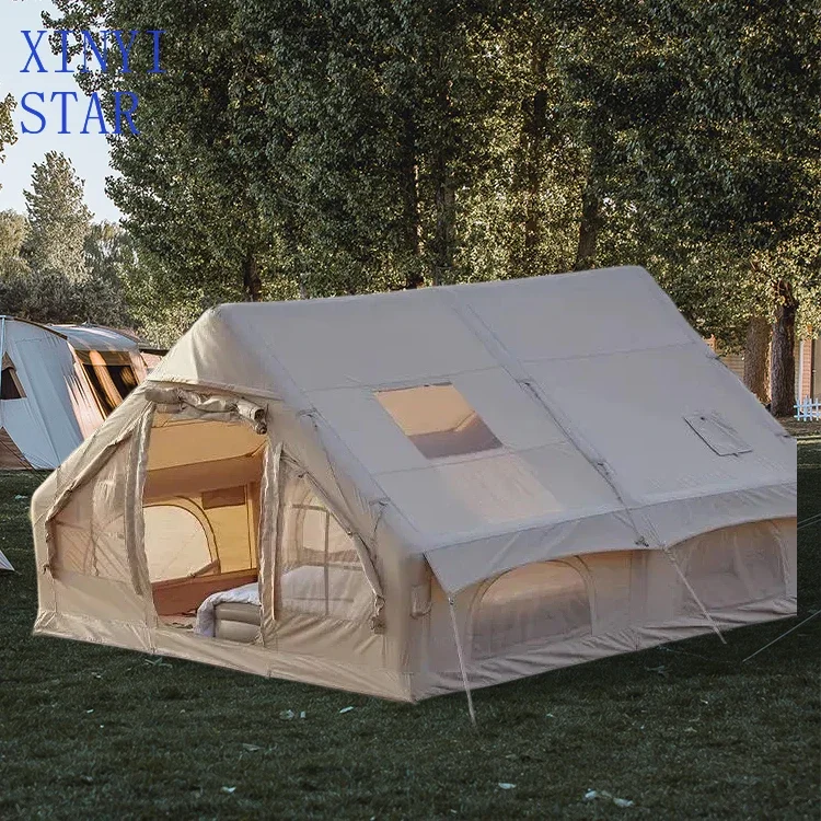 Hot Selling 12 square Meters Summer Outdoor Large Space Family Picnic Camping Inflatable Tent