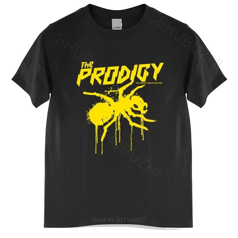 Mens summer cotton tshirt loose tops The Prodigy Men's T Shirt Black cotton tshirt male cotton tee-shirt bigger size