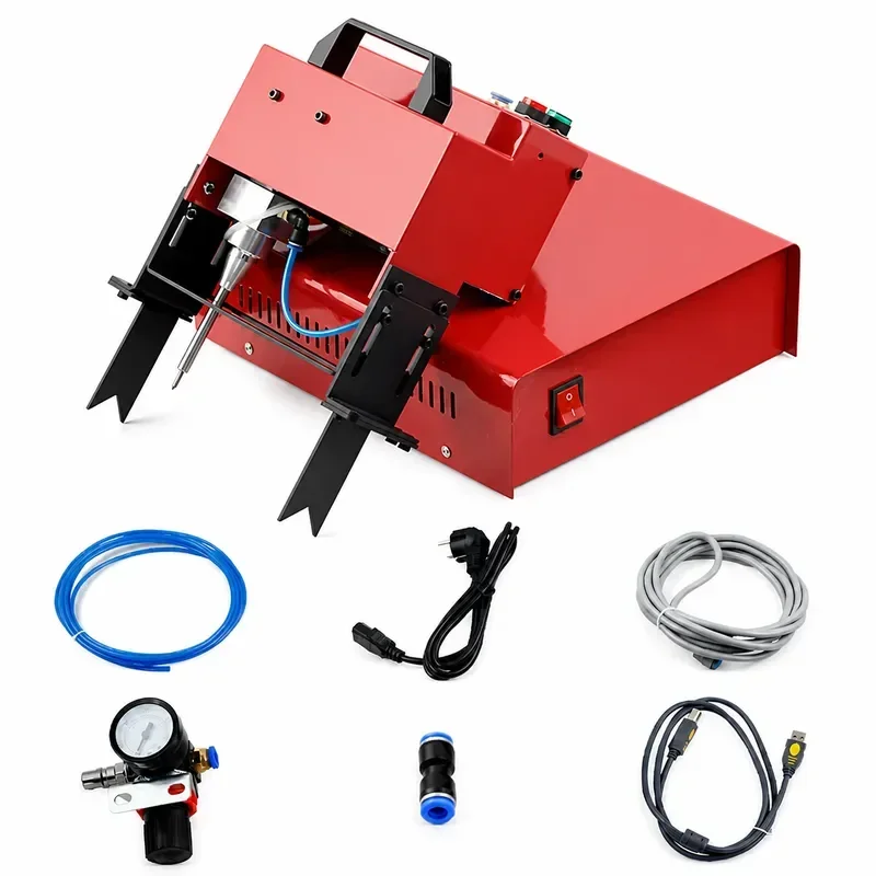 Handheld Pneumatic Metal Engraving Tool 100x20mm Chassis VIN Code Marker Air-Powered Business Office Equipment Marking Machine
