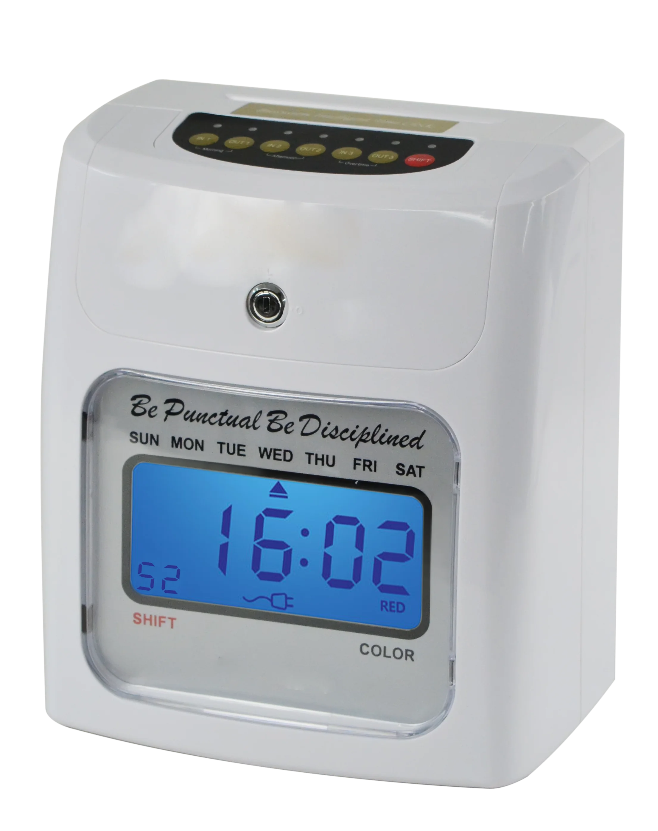 certified time clock OEM available punch card time recorder digital Attendance Time recording machine