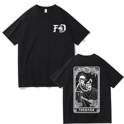 Forward Observations Group Skeleton Graphic T-shirt Male Rock Oversized T Shirts Men Fashion Streetwear Men Women Gothic Tshirt