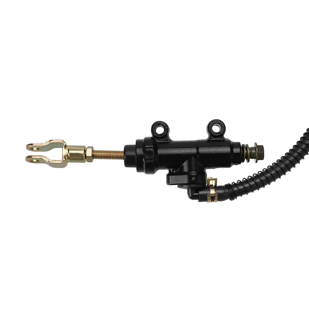 Universal Rear Brake Master Cylinder Pump with Reservoir Hydraulic Brake Cylinder for Motorcycle Dirt Bike ATV Moto Accessories