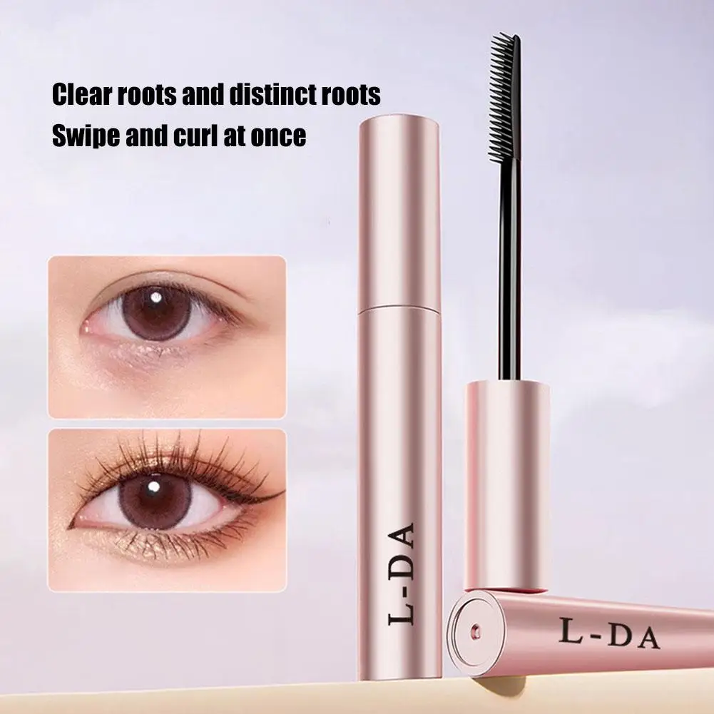 Mascara waterproof à séchage rapide pour femmes, extension de cils allongés et recourbés, maquillage coréen, durable, noir et marron, 256