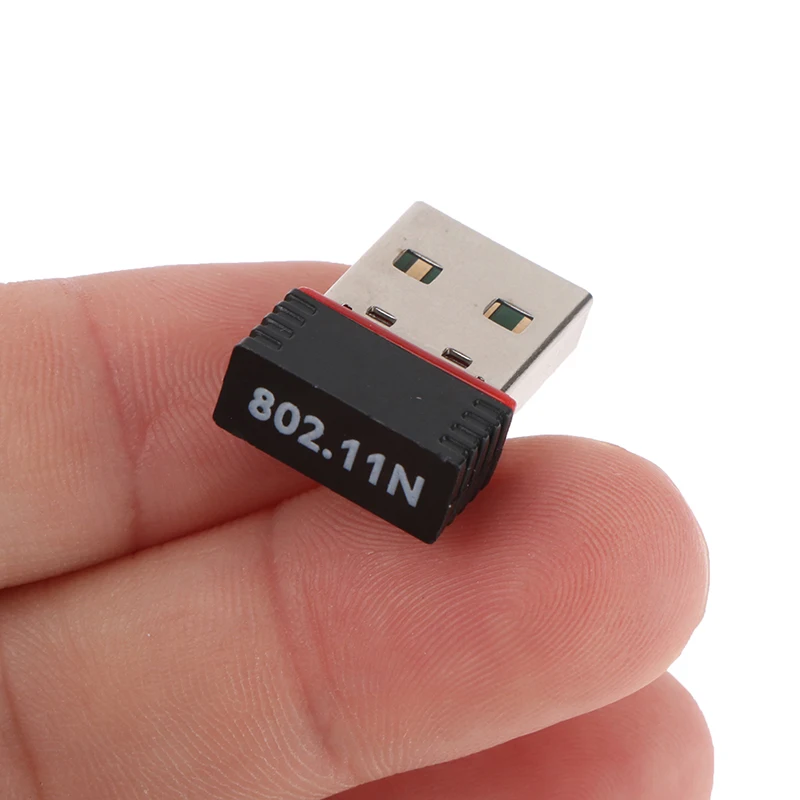 1 Buah USB Mini Penerima Nirkabel Dongle Kartu Jaringan Adaptor Wifi Eksternal 802.11n Antena 150Mbps untuk Laptop Desktop