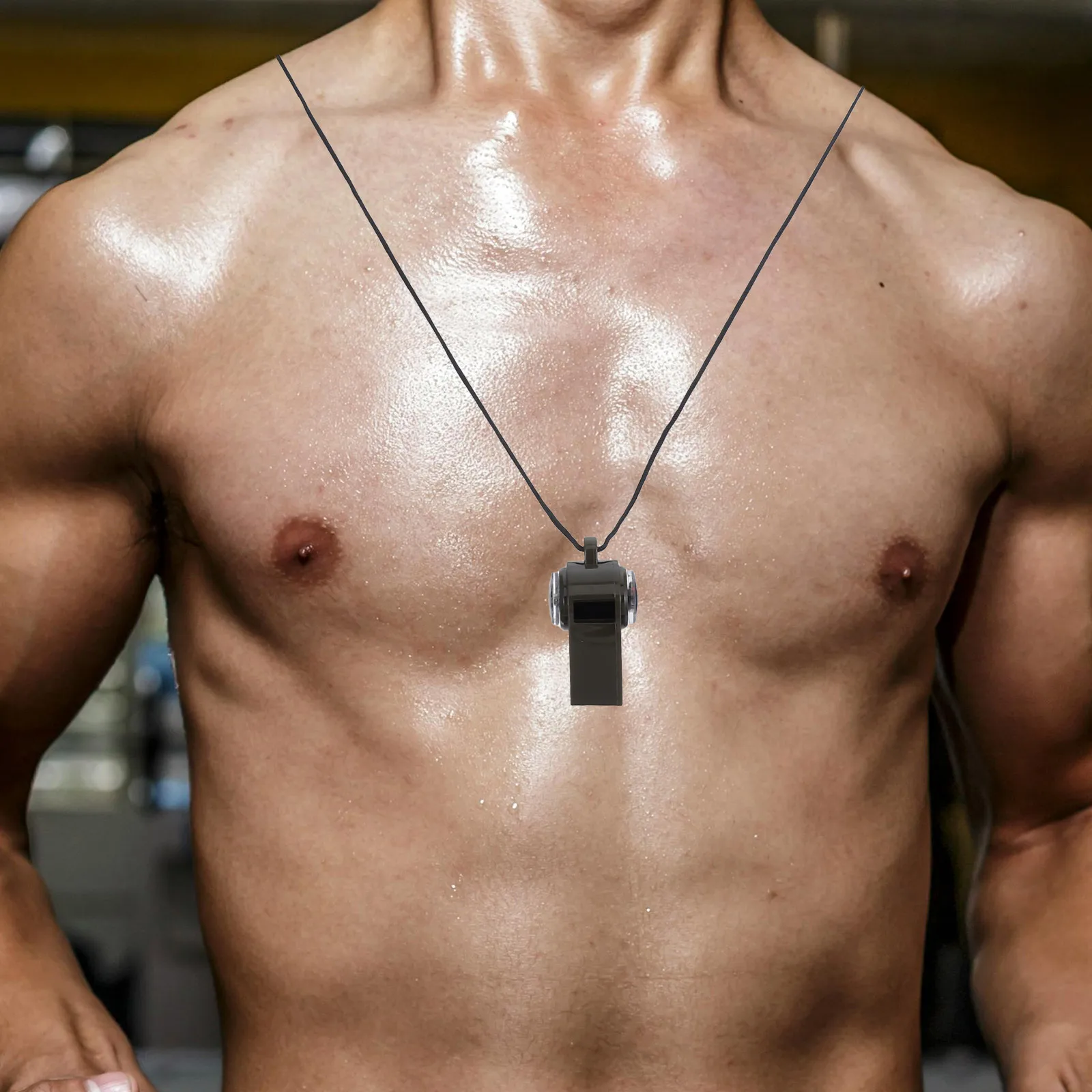 

Multipurpose Survival Whistle Compass Thermometer Emergency Safety Tool Portable Hiking Camping Gear Small Lightweight Keychain