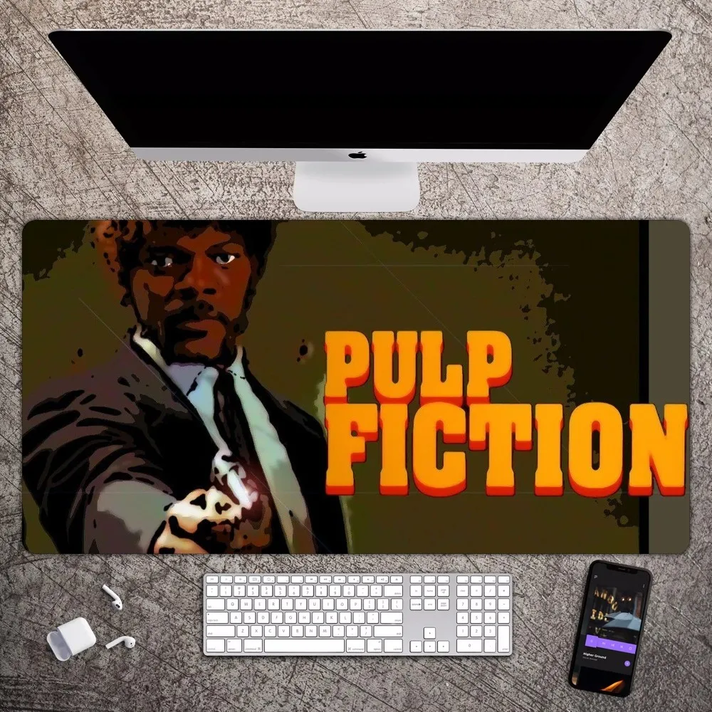 Коврик для мыши Pulp Fiction, большой игровой коврик для мыши с клавиатурой для ПК