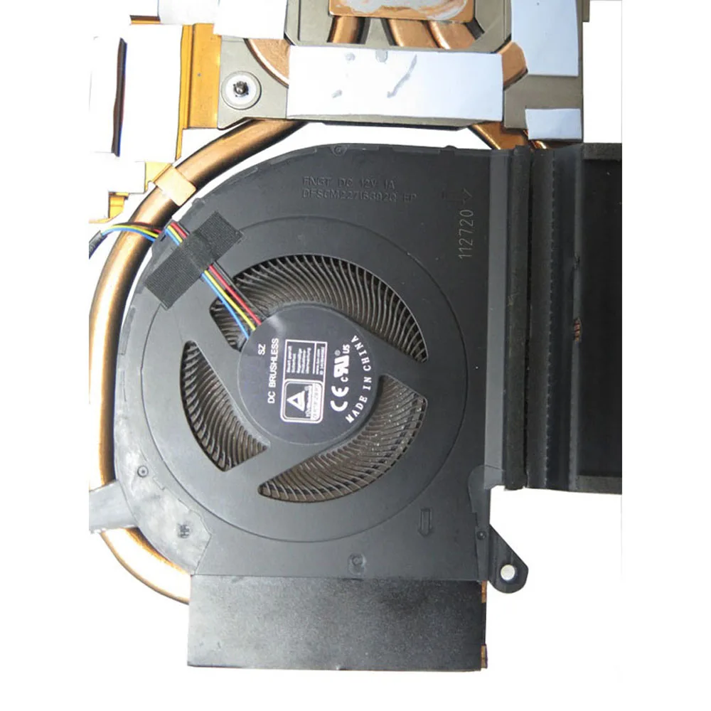 CPU GPU FAN&Heatsink For Gigabyte For AORUS 15P XC XC X5LXC 27430-5LXD0-K00S DFSCK22D05883Q-FNGS DFSCM22716392Q-FNGT DC 12V 1A