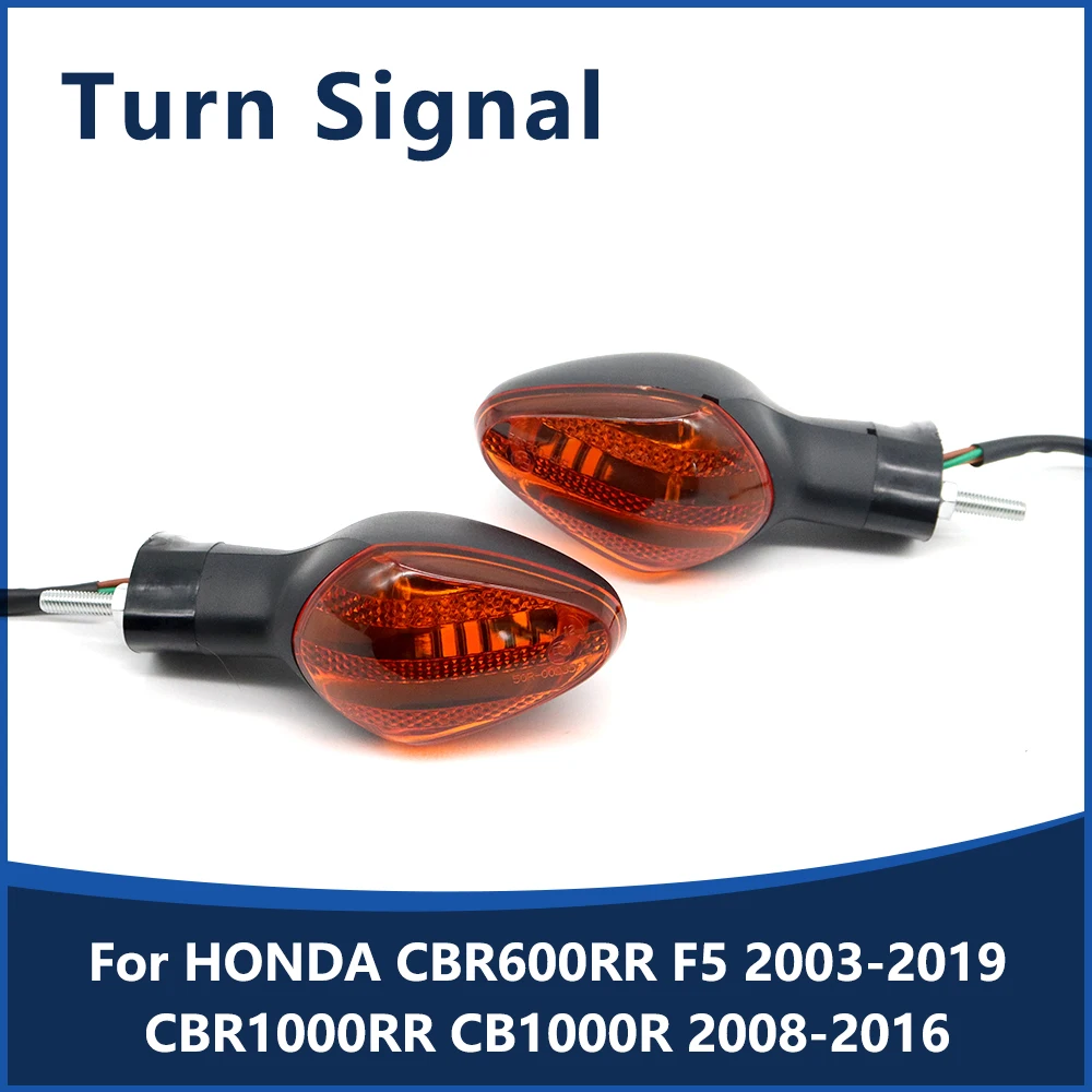 

Front Rear Turn Signal Light For HONDA CBR600RR F5 CBR1000RR CB1000R Motorcycle Indicator Flasher Blinker Light Accessories