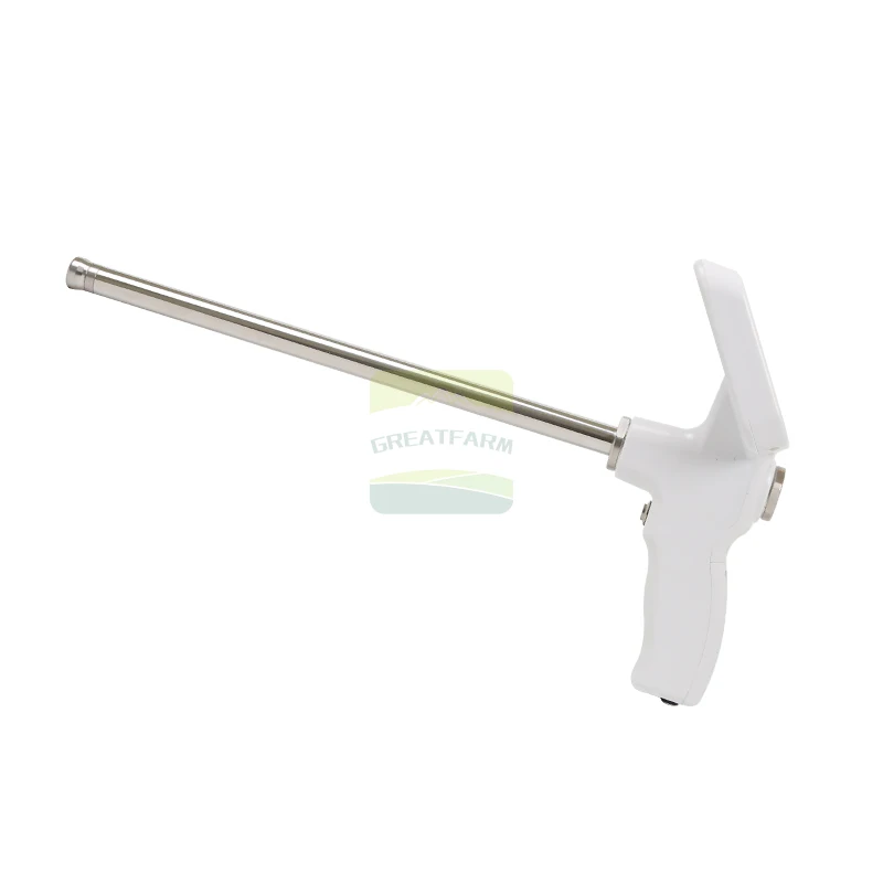 Visual AI Gun for Dog Goat Professional Animal Insemination Equipment Camera 640x480 Resolution 256G Storage for Farm Breeding