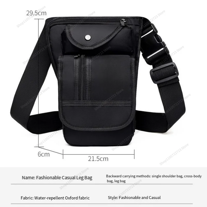 For Multifunctional fashion nylon leg hanging bag outdoor travel convenient fanny pack leg hanging