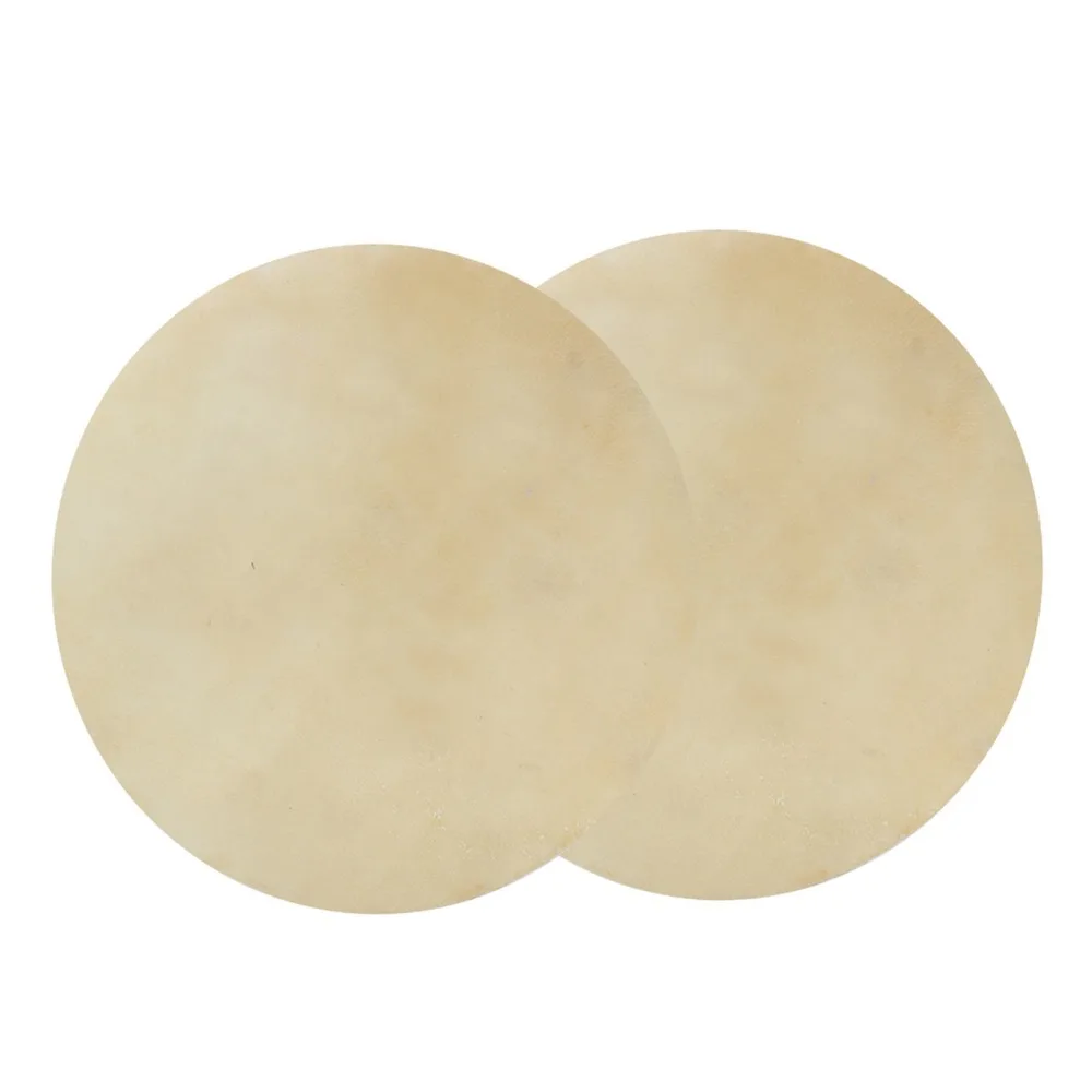 

2pcs ​Sheepskin Bongo Drum Head Consistent Sound​ ​Drum Cover ​African Drum Head ​11.81 inch Diameter​