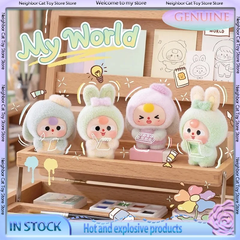 

New Product In Stock Baby Three Plush Rabbit Town Series Plush Blind Box Cute And Trendy Desktop Ornament Birthday Gift