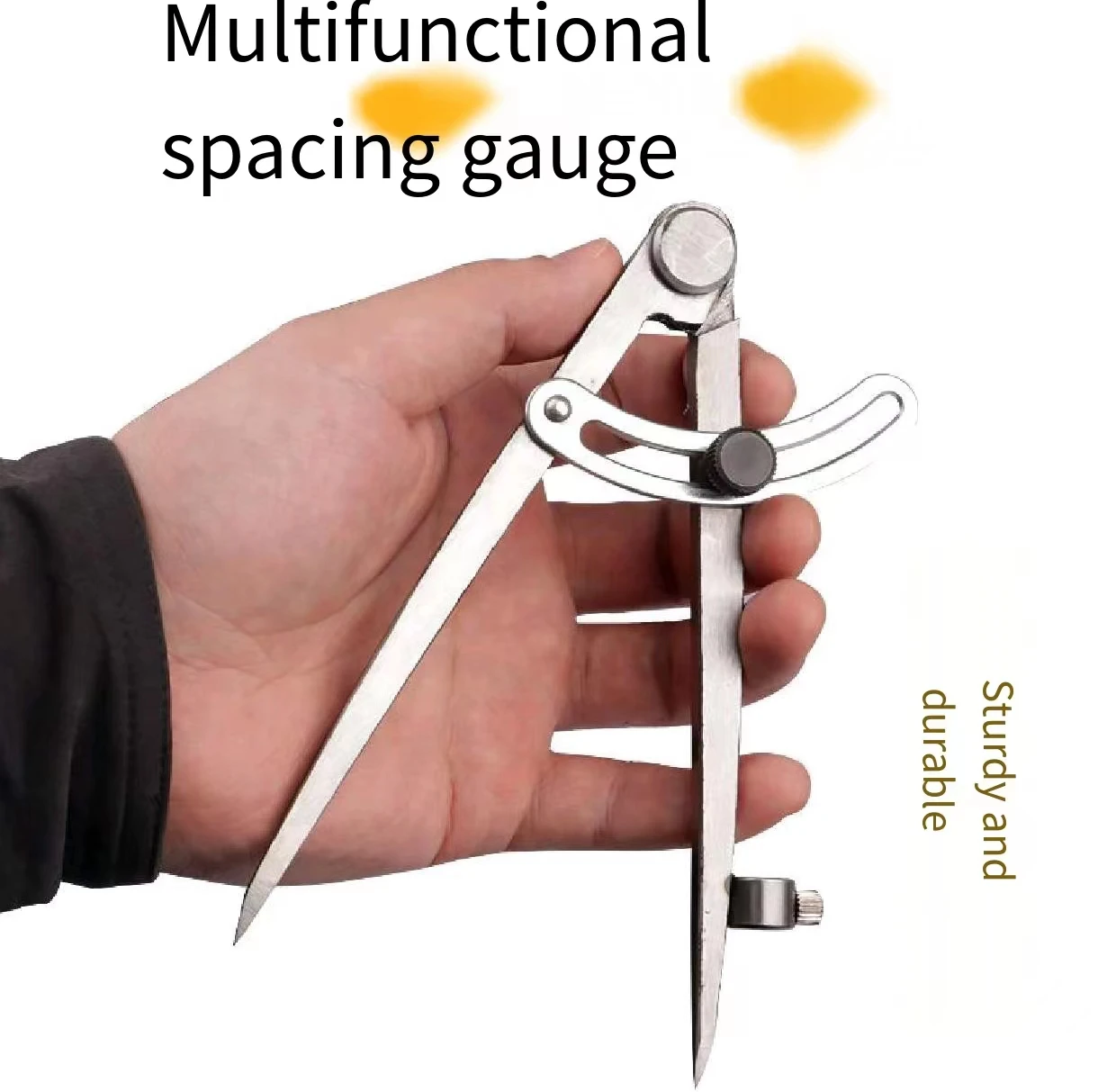 Steel Wing Divider Pencil Marking Compass-Circle Maker Adjustable Scriber Craftsman Architect Student Carpenter