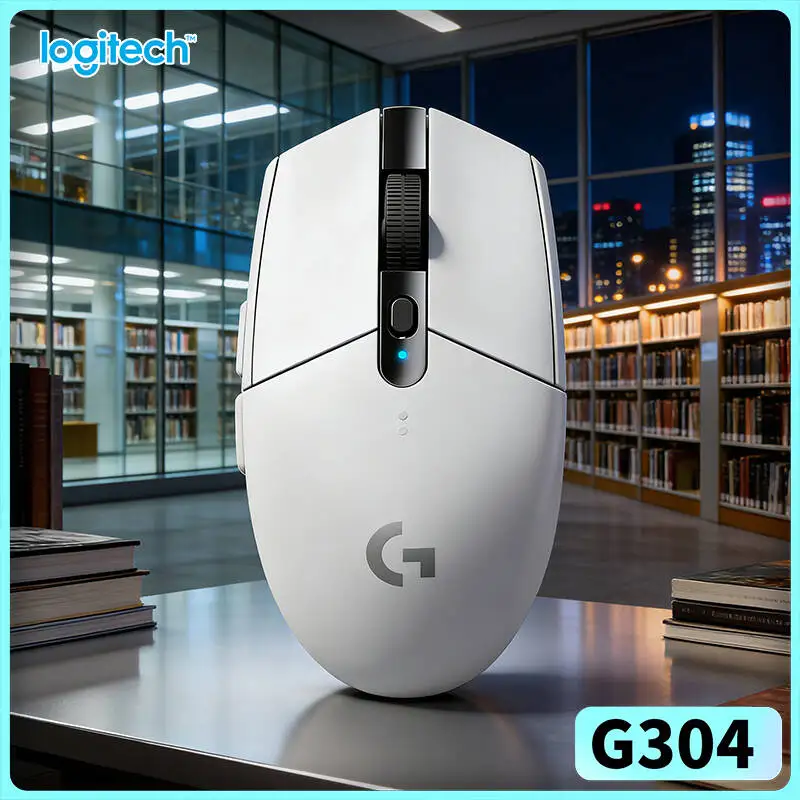 Logitech G304 LIGHTSPEED Wireless Gaming Mouse 12000 DPI 1ms Latency HERO Sensor 250hr Battery E-Sports Newbie Users