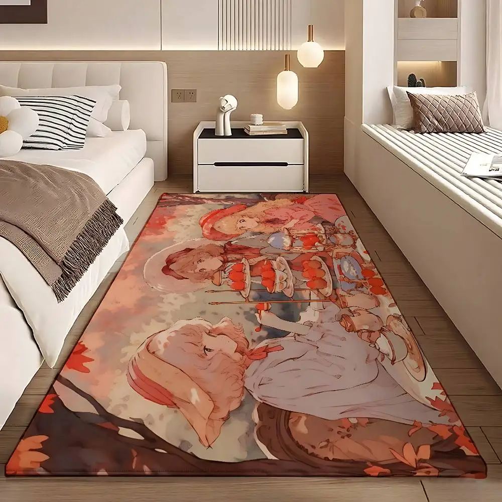 

A-Afternoon Tea Floor Mats Home Laundry Rug Carpet For Living Room Decor Lounge Area Anti-slip Foot Mat Entrance Doormat