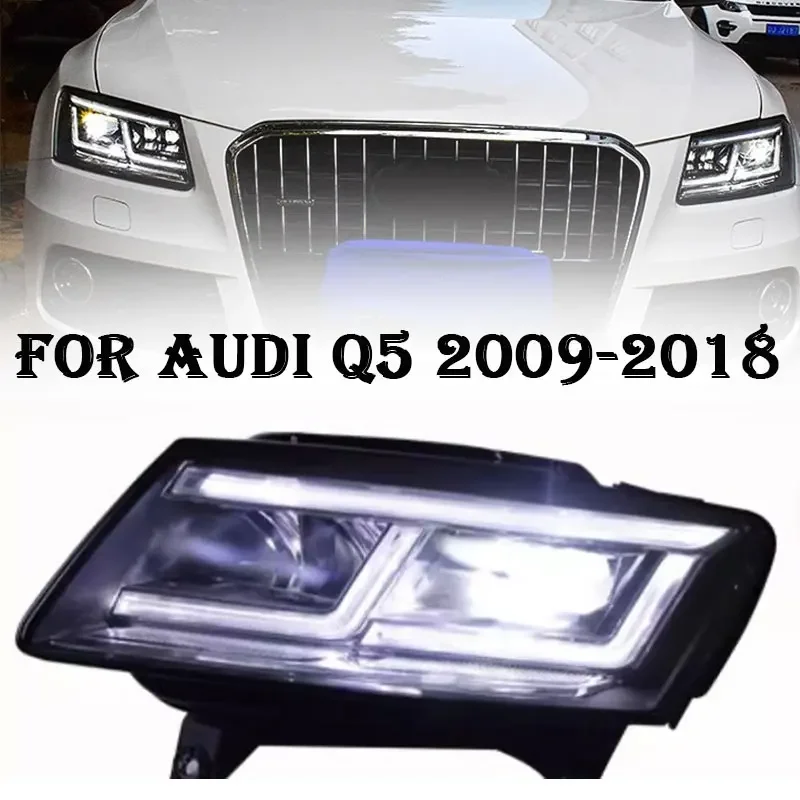 

Car headlights For Audi Q5 Headlights 2009-2018 Q5L 8R Styling LED Daytime Lights Dual Projector Car Accesorios Modified