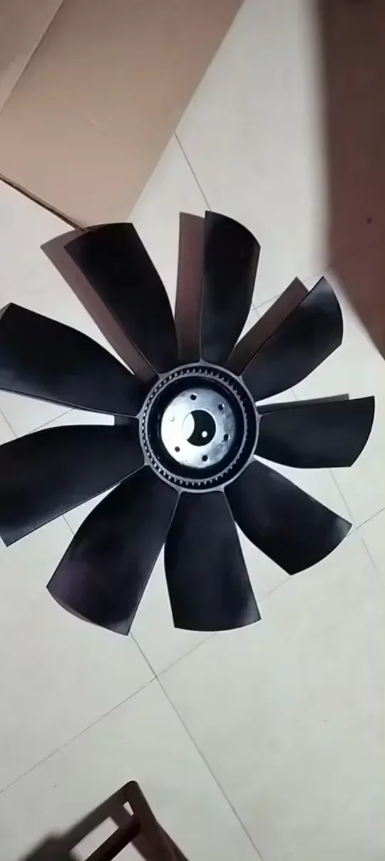 Guangzhou High Quality Excavator Engine Plastic Cooling Fan blade 3594168 Cooling Systems Radiator