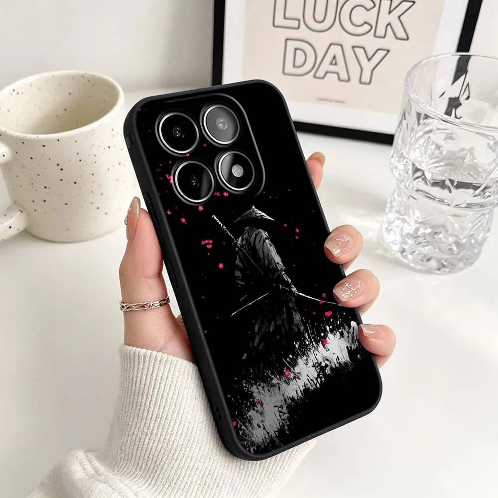 Black Soft Cover Hot New Vagabond Samurai Phone Case For Xiaomi Mi 17 15 15T 14T 14 13 13T 12 12T 12S 11 Lite Pro Ultra 5G