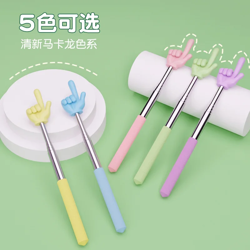 Finger Reading Stick Retractable Finger Teaching Stick Baton Ruler Household