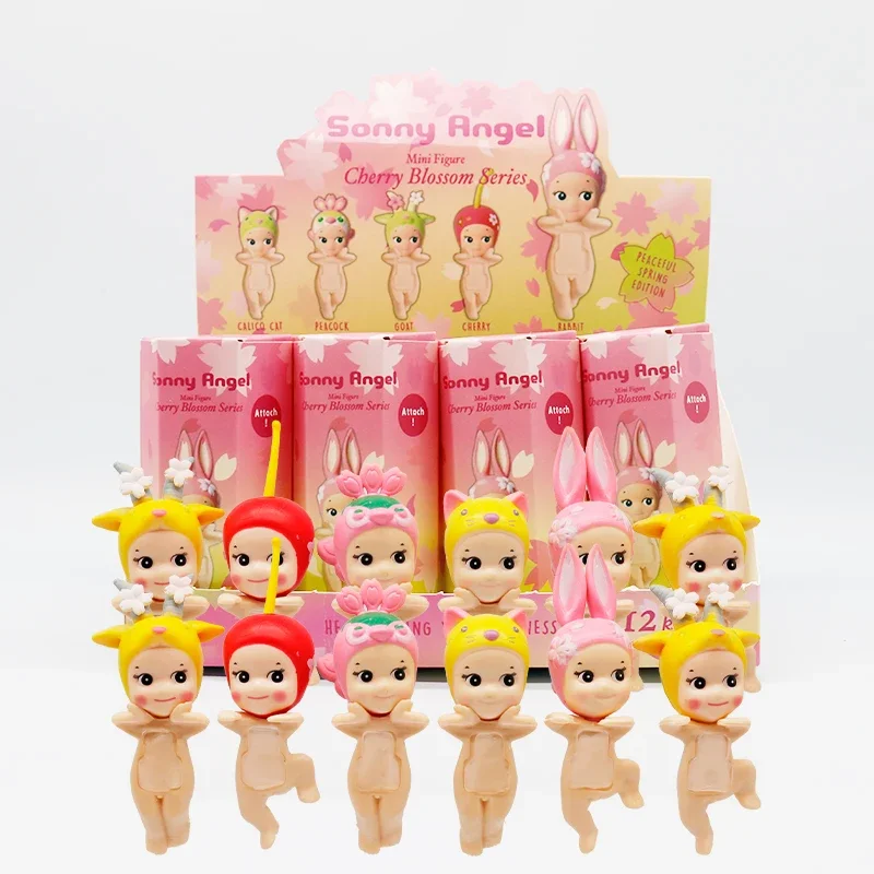 

Серия Cherry Blossom, новый Sonny Angel, ограниченная серия, слепая коробка, мини-фигурка, украшение для рабочего стола, милые тайна, игрушка-сюрприз, подарки