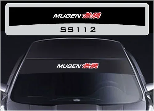 For Mugen sunstrip sticker decal SS112