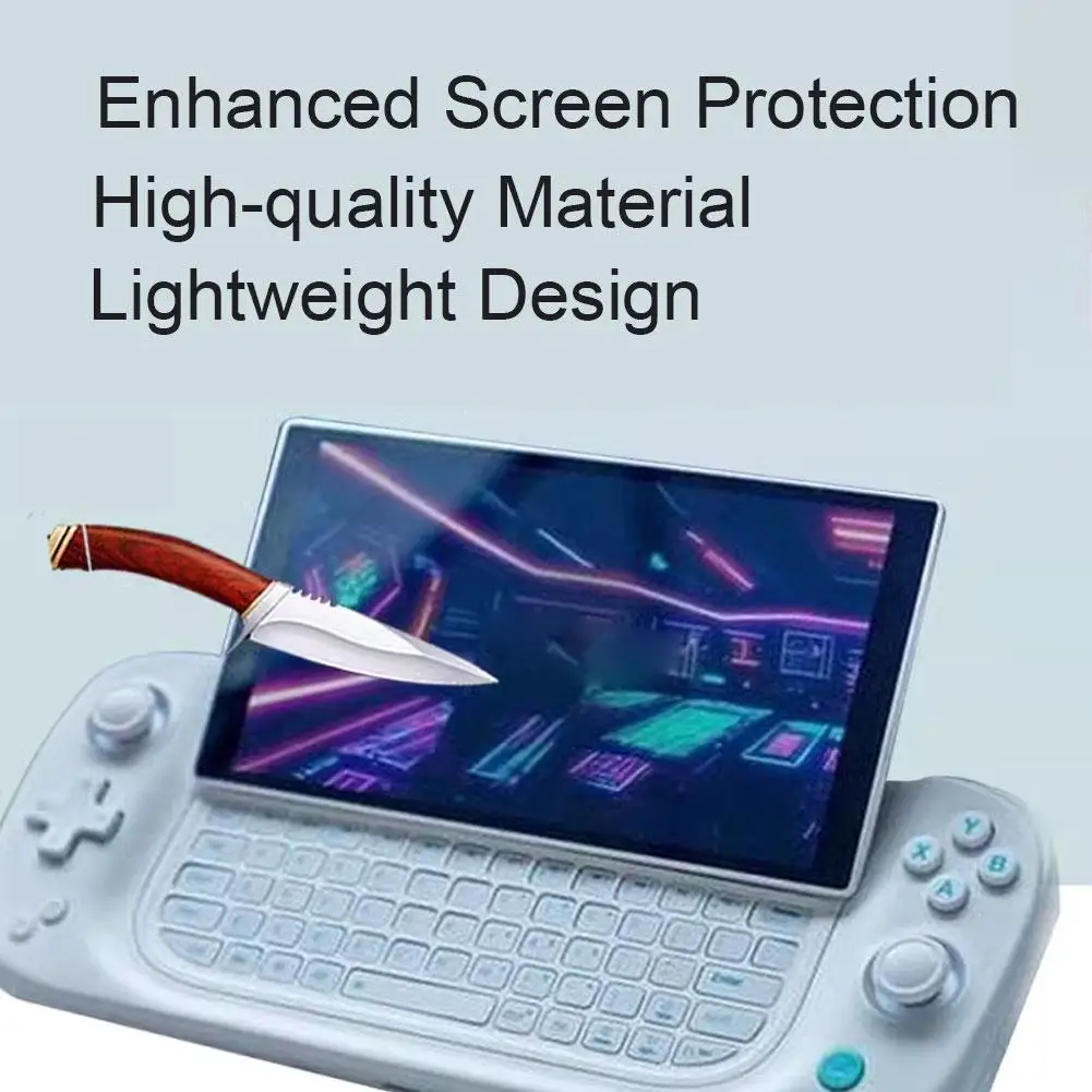 Soft Film For Antec Core HS Handheld Game Console Scratch Resistant Screen Protector Soft Film Easy to Install Anti-Reflect I4A0