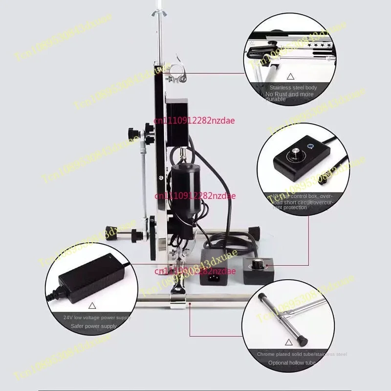 DIY Telescopic Reciprocating Actuator Motor 3-15cm Adjustable Silent High Speed Linear Reciprocating Motor for Hobby Projects