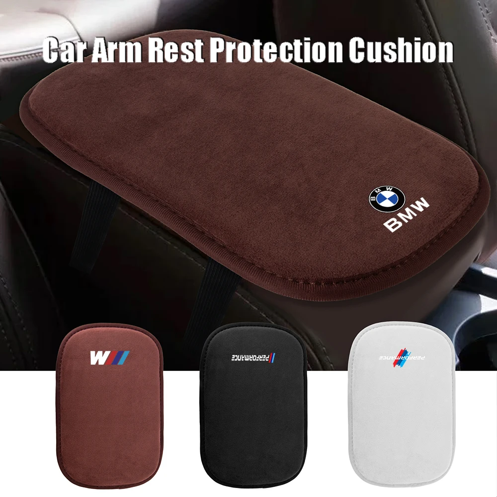 Auto Accessories Car Armrest Mat Center Console Arm Rest Protection Cushion For BMW M Performance E28 E30 E34 E36 X3 X4 X5 X6