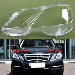 For 2009 2010 2011 2012 Mercedes Benz Four-door E-class W212 E200 E260 E300 E350 Headlight Shade Headlamp Shell Lampshade Lens