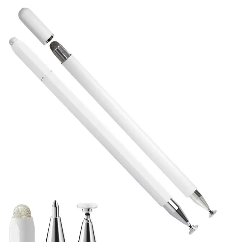 Capacitive Stylus Pen Precision Touch Screen Disc Tip Stylus Pen Anti-Scratch Stylus Pencil Multifunctional For Phones & Tablets
