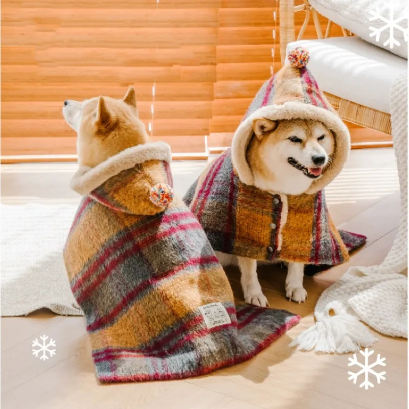 

Зимний плащ для собак, кошка, щенок, йорк, померанский шпиц, мальтийский пудель, бишон, шнауцер, корги, шиба-ину, одеяло для собак, рождественская одежда для домашних животных