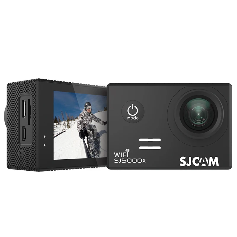 

SJCAM SJ5000X Элитная гироскопическая экшн-камера Wi-Fi 4K 24fps 2K 30fps Дайвинг 30M 2,0 ''ЖК-дисплей NTK96660 Водонепроницаемый DV