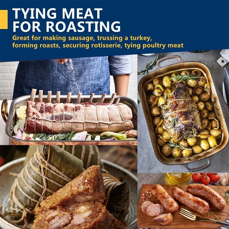 Хлопковые бутоны, шпагат, веревка 500 метров, 3 мм, шпагат для приготовления пищи, безопасные ремесла, кулинарные изделия, мясо мясника, Турция