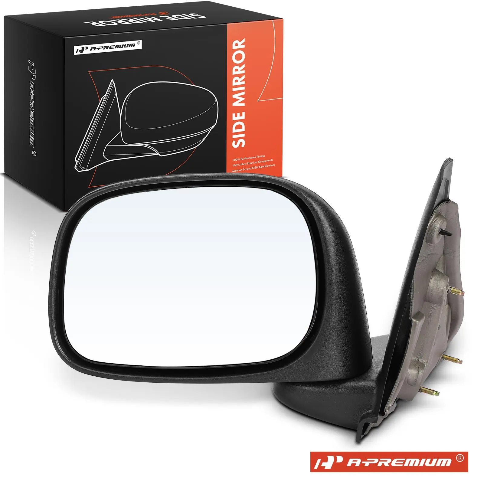 A-Premium Driver Side Manual Door Mirror for Dodge Ram 1500 2002-2009 Ram 2500 Ram 3500 2003-2009 Manual Folding Black