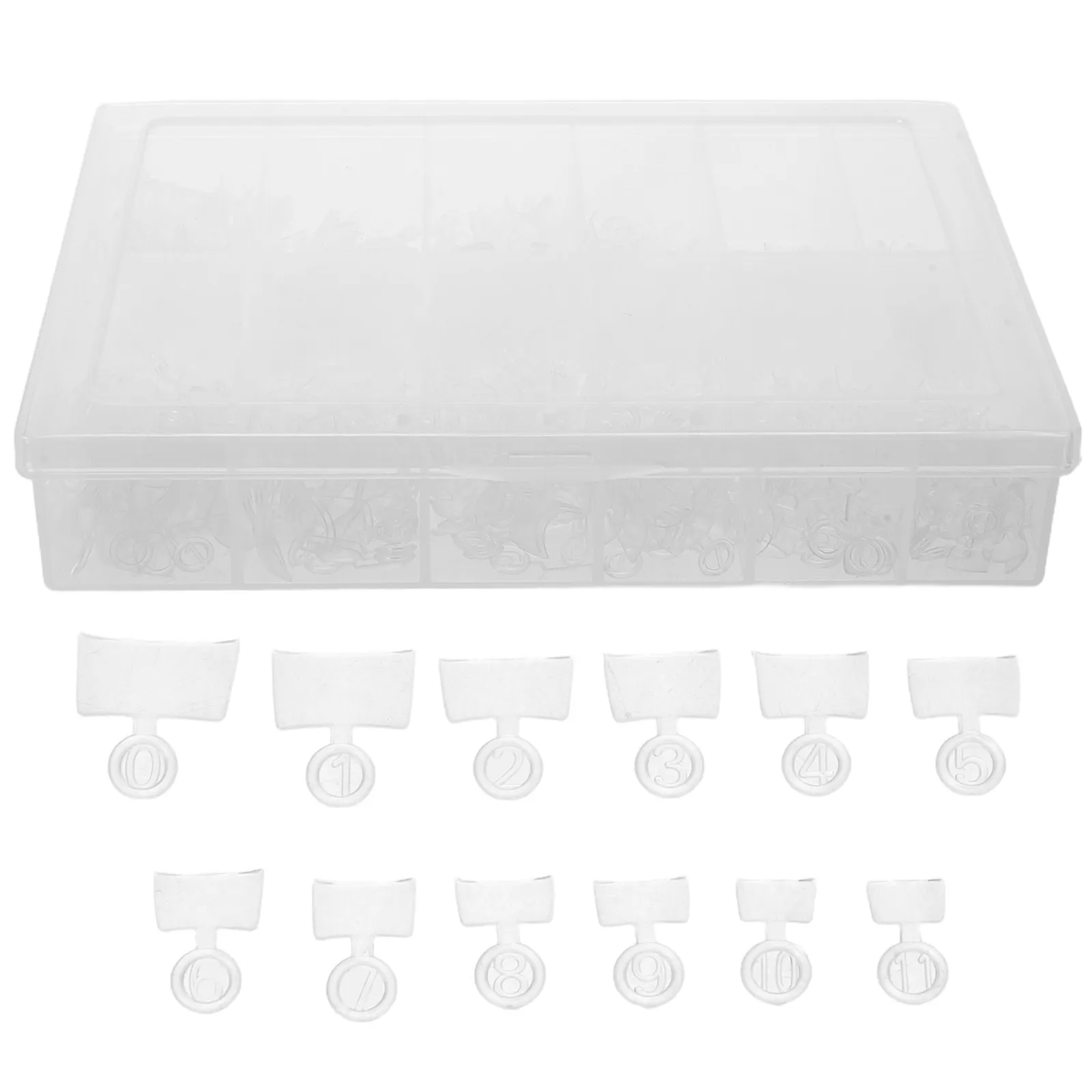 

600Pcs Half Cover Square Press on Nails Clear Soft Gel Nail Tips Extra Short Acrylic False Nail Tips Salon DIY Extension