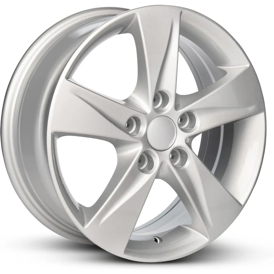 20112013 هيونداي إلنترا 16 بوصة حافة ألومنيوم مطلية بالفضة OE استبدال مباشر عجلة سيارة جاهزة للطريق لأداء محسن