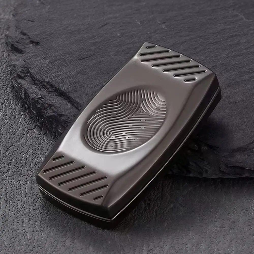 Office Use Fingerprint Fidget Slider Calming Push-Pull Magnetic Haptic Slider Alloy Sensory Metal Fidget Adults Kids
