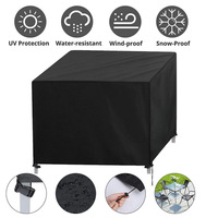 420D Outdoor Lawn Table Chairs Cover Waterproof Windproof Anti-UV Snowproof Patio Garden Furniture Cover Oxford Cloth