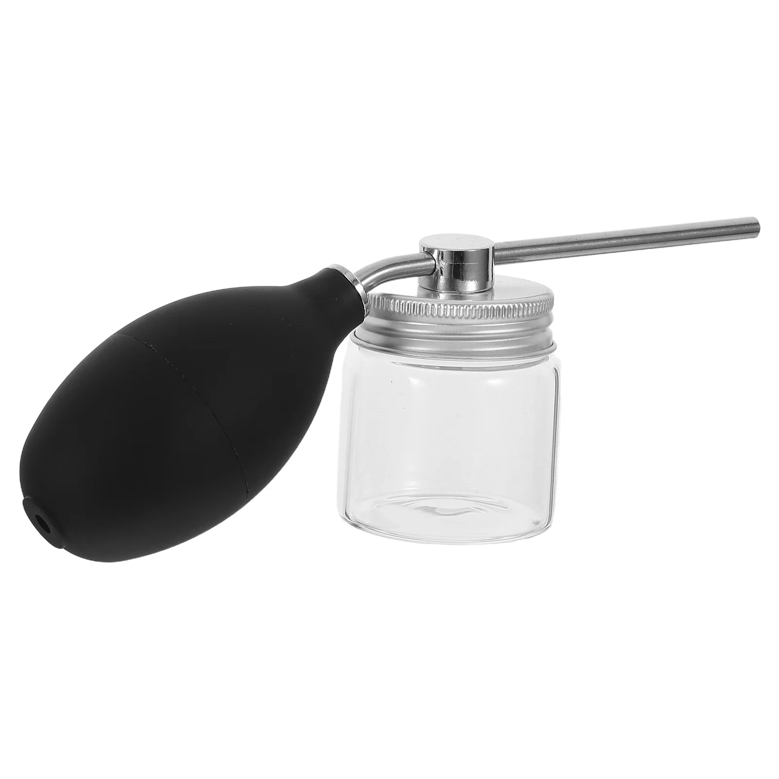 

1Pcs Hair Building Fiber Sprayer High Quality Glass Silicone Anti Static Precise Hairline Applicator Front Hairline Fibers